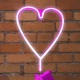 Neon Led Strip Επίτοιχο Διακοσμητικό Φωτιστικό HEART