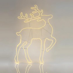 ΤΑΡΑΝΔΟΣ 10m NEON LED ΦΩΤΟΣΩΛΗΝΑΣ ΜΟΝΟΚΑΝΑΛΟΣ ΘΕΡΜΟ ΛΕΥΚΟ IP44 | MAGIC CHRISTMAS