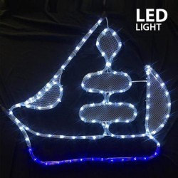 ΚΑΡΑΒΙ 4m LED ΦΩΤΟΣΩΛΗΝΑΣ ΜΟΝΟΚΑΝΑΛΟΣ IP44 | MAGIC CHRISTMAS