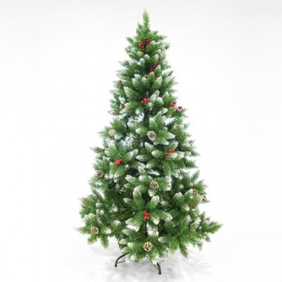 ΔΕΝΤΡΟ ΕΛΑΤΟ ΧΙΟΝΙΣΜΕΝΟ ΜΕ BERRY 240CM 600-30173 | MAGIC CHRISTMAS Χριστουγεννιάτικα Δέντρα