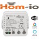 Hom-io Smart Ενδιάμεσος Διακόπτης Wi-Fi 2 Καναλιών Εσόδου 1 Εξόδου