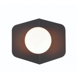 ΜΟΝΤΕΡΝΑ ΑΠΛΙΚΑ ΦΩΤΙΣΤΙΚΟ ΤΟΙΧΟΥ G9 LED ΜΕΤΑΛΛΙΚΗ ΜΑΥΡΟ 20348-S | ZAMBELIS LIGHTS