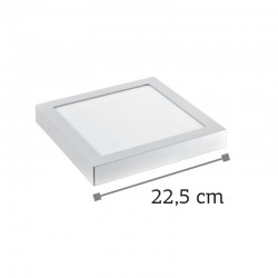 InLight LED Mounted Panel 20watt Τετράγωνο 3000K Θερμό Λευκό D:22,5cm (2.20.03.1)