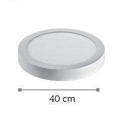 InLight LED Mounted Panel 30watt Στρογγυλό 4000Κ Φυσικό Λευκό D:40cm (2.30.04.2)
