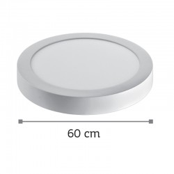 InLight LED Mounted Panel 48watt Στρογγυλό 4000Κ Φυσικό Λευκό D:60cm (2.48.04.2)