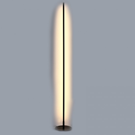 InLight Επιδαπέδιο φωτιστικό LED 24W 3000K από μαύρο μέταλλο D:150cm  (45012) 