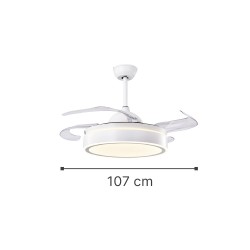 it-Lighting Peyto 36W 3CCT LED Fan Light in White Color (102000310)