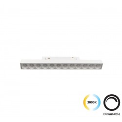Linear Antiglare Λευκό L:245 Magnetic (dimmable)